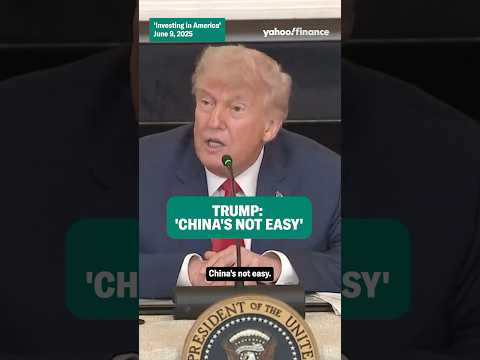 “China’s not easy,” Trump on U.S.-China trade talks