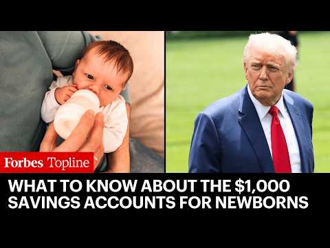 Trump Unveils ‘Trump Savings Accounts’ – What To Know About The $1,000 Baby Bonuses