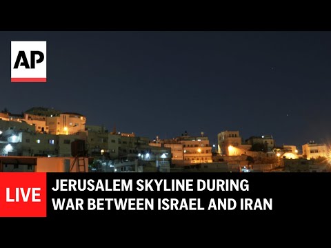 LIVE: Jerusalem skyline during war between Israel and Iran