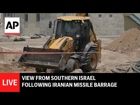 LIVE: View from southern Israel following Iranian missile barrage
