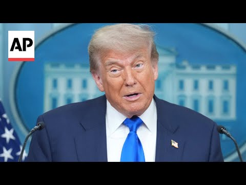 Trump relishes White House press briefing, speaks on several issues