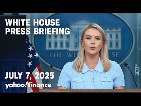 LIVE: White House press secretary Karoline Leavitt holds press briefing
