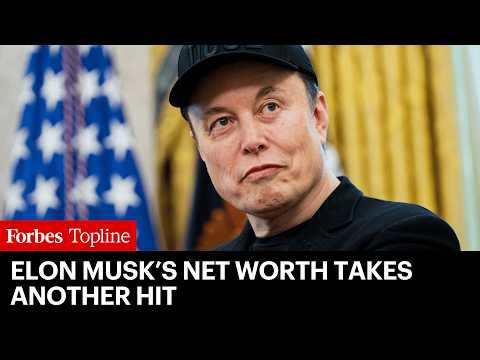 Elon Musk’s Net Worth Plunges $12 Billion As Trump Targets Musk’s Empire In Feud