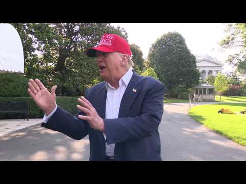 President Trump Gaggles with Press Before Departing the White House, July 1, 2025