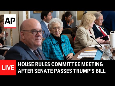 LIVE: House Rules Committee meeting after Senate passes Trump’s bill