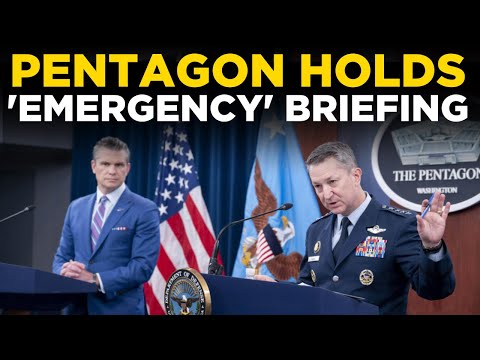 US News LIVE: Pentagon Holds Urgent Briefing As Trump Makes A Huge Announcement | Pentagon Briefing
