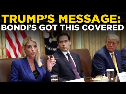 LIVE NEWS | Trump Tells MAGA: “Let Pam Bondi Do Her Job” in Bold Message | US NEWS  | TRUMP LIVE