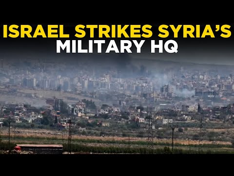 Syria Military Vs IDF LIVE: Military HQ Hit By Israel’s Fiery Damascus Drone Strike | Netanyahu News