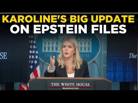 White House Briefing LIVE | Karoline’s Big Update: What’s New in the Epstein Files | TRUMP NEWS