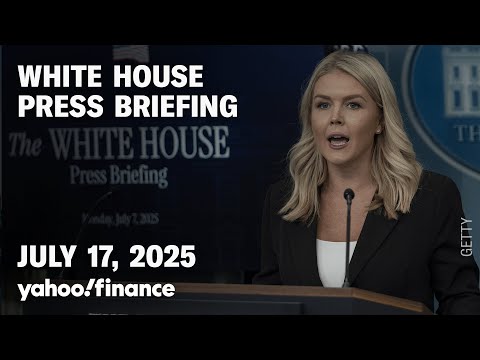 LIVE: White House Press Secretary Karoline Leavitt holds a media briefing on July 17, 2025.