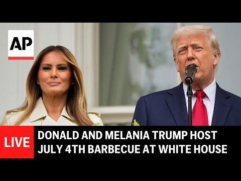 LIVE: Donald and Melania Trump host July 4th barbecue at White House