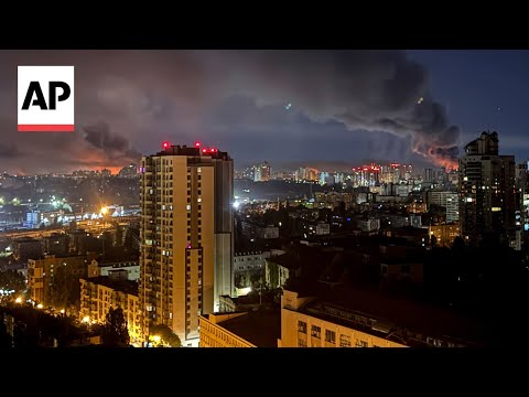 Russia hammers Kyiv in largest missile and drone barrage since war in Ukraine began