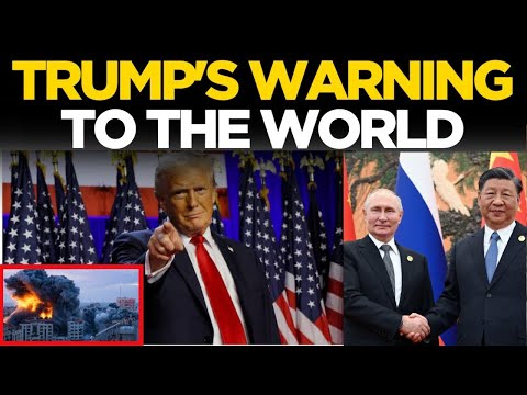 Trump Speech LIVE | ‘World On Brink Of World War 3’: Trump’s Dire Warning To World | Trump News Live