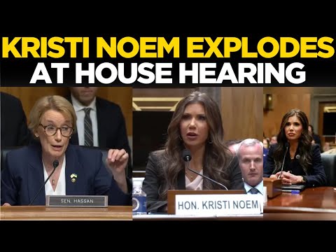 USA Senate Hearing LIVE: Kristi Noem LOSES Her Cool | Dems TEAR INTO Trump’s Immigration Policies