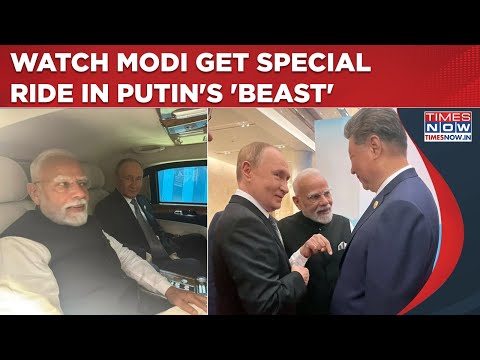 Modi, Putin Share Memorable Ride Ahead Of India-Russia Bilateral Meet In Tianjin | Watch 1st Visuals