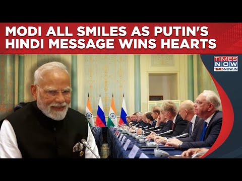 Putin’s Message In Hindi Wins Modi’s Heart At SCO As Russian President Ditches English| Watch