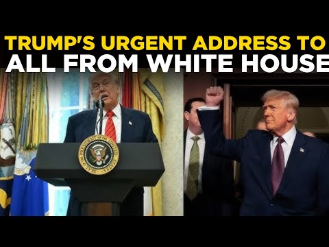 Trump LIVE: US President Donald Trump Urgent Address To The World | White House | Russia | China