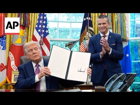 Trump signs order renaming Department of Defense to Department of War