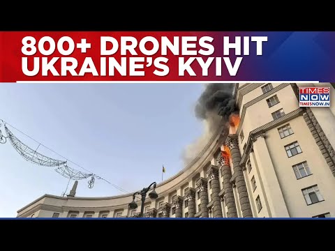 Russia Launches Largest Attack On Ukraine; 800+ Kamikaze Drones Strike Kyiv, Key Govt Buildings Hit