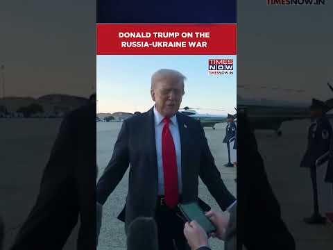 US Prez Donald Trump On Russia-Ukraine War, Says “I Am Not Happy About Whole Situation" #shorts