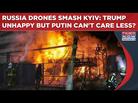 Kyiv Blackout As Russia Drone Barrage Hits Power Station| Trump Unhappy But Putin Can’t Care Less?