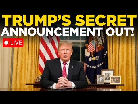 Donald Trump Speech LIVE | Trump Makes Very Big Announcement | Trump Latest News LIVE | US News LIVE