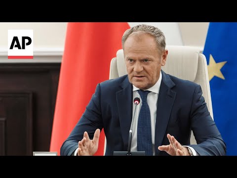 Polish PM Tusk says airspace was violated by Russian drones