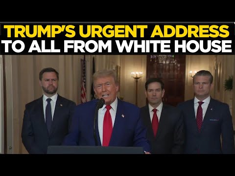 Trump LIVE: US President Donald Trump Urgent Address To The World | White House | Russia | China