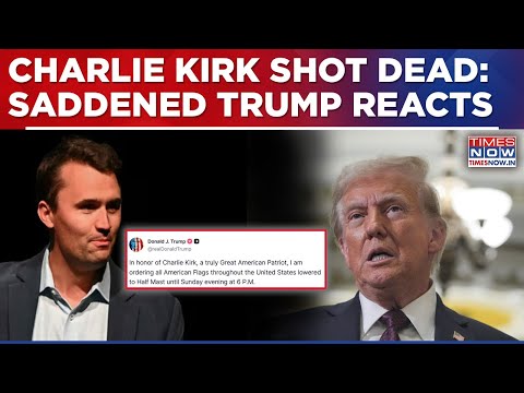 Charlie Kirk Shot Dead: ‘No Longer With Us..’ Trump Reacts To Ally’s Assassination In Broad Daylight