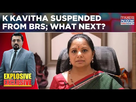 K Kavitha Suspended From BRS For ‘Anti-Party Activities’ Amid Kaleshwaram Row; What Next? Blueprint