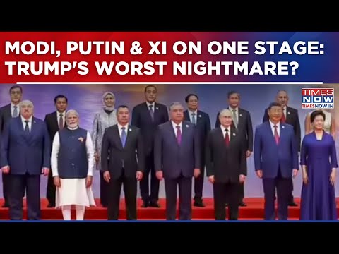 Russia, China & India Unite: Modi, Putin & Xi On One Stage; Worst Nightmare For Trump? | Watch