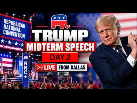 Trump Speech LIVE: RNC Midterm Convention Day 2 From Dallas | Leavitt, JD Vance| 2026 Midterms