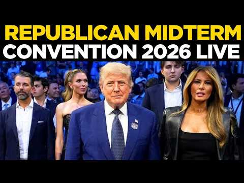 Republican Midterm Convention LIVE: President Trump Speaks on Day 1 | Vance, Karoline Leavitt